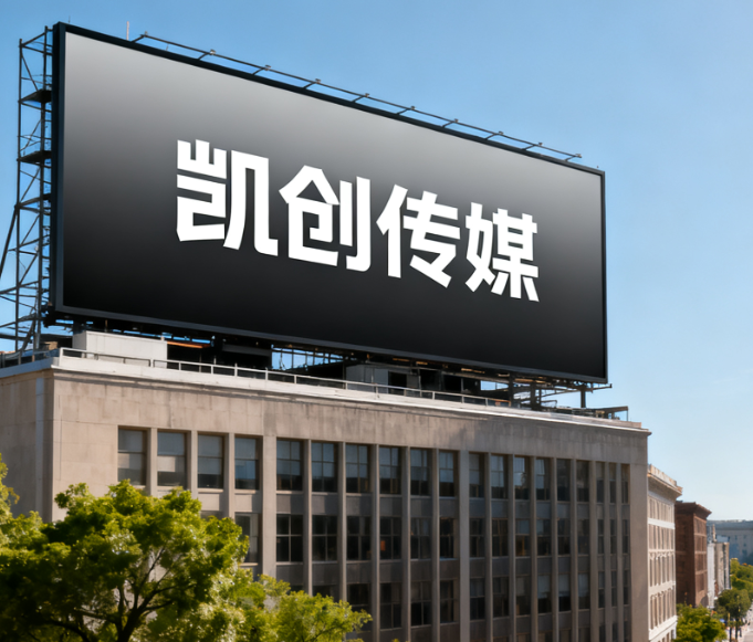 松潘户外广告牌的设计与制作