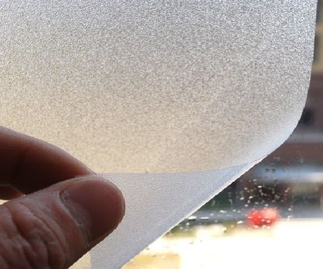 松潘玻璃门外面粘广告用什么材料好？